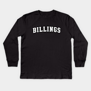 Billings Kids Long Sleeve T-Shirt